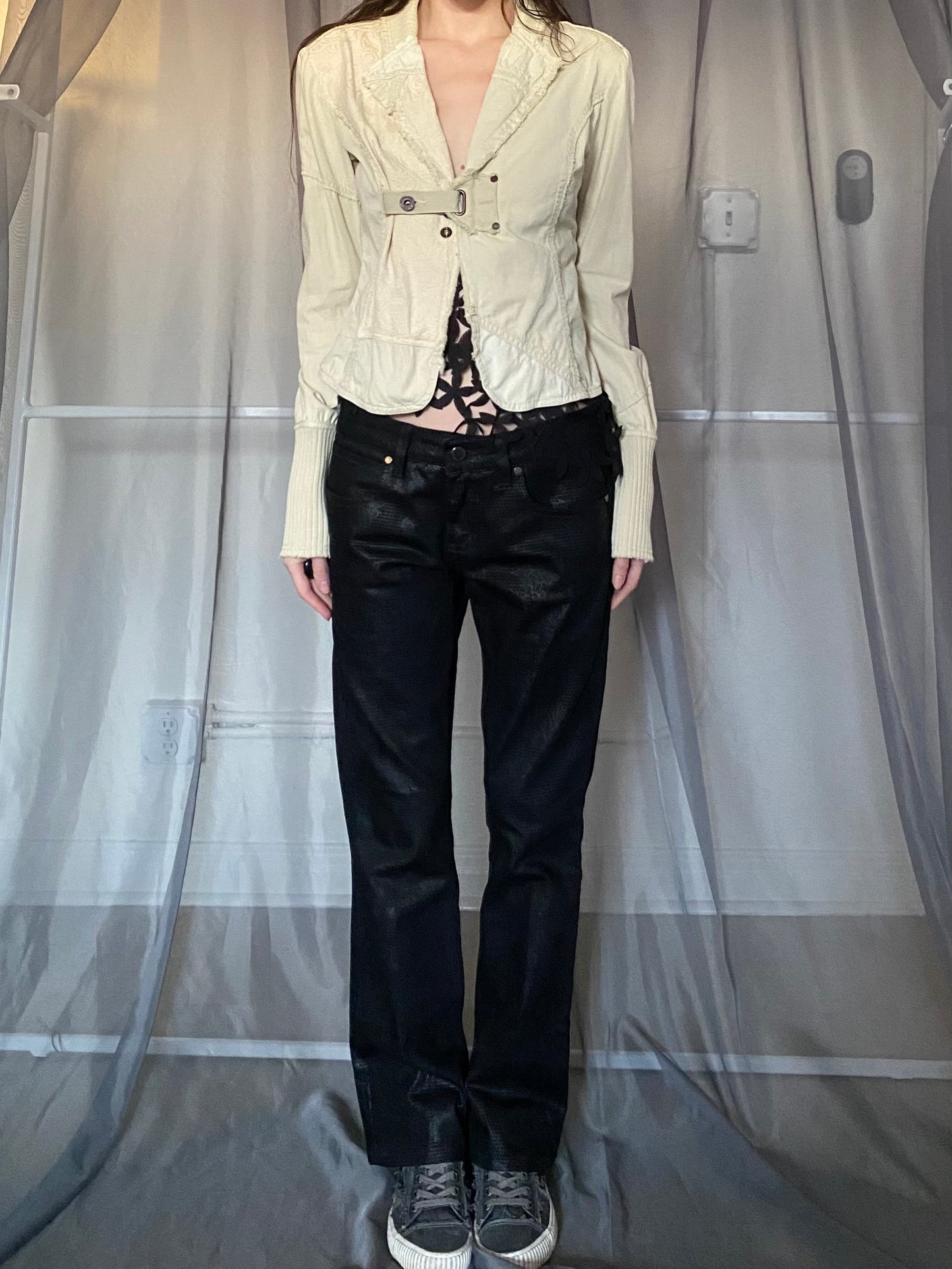 diesel patchwork jacket