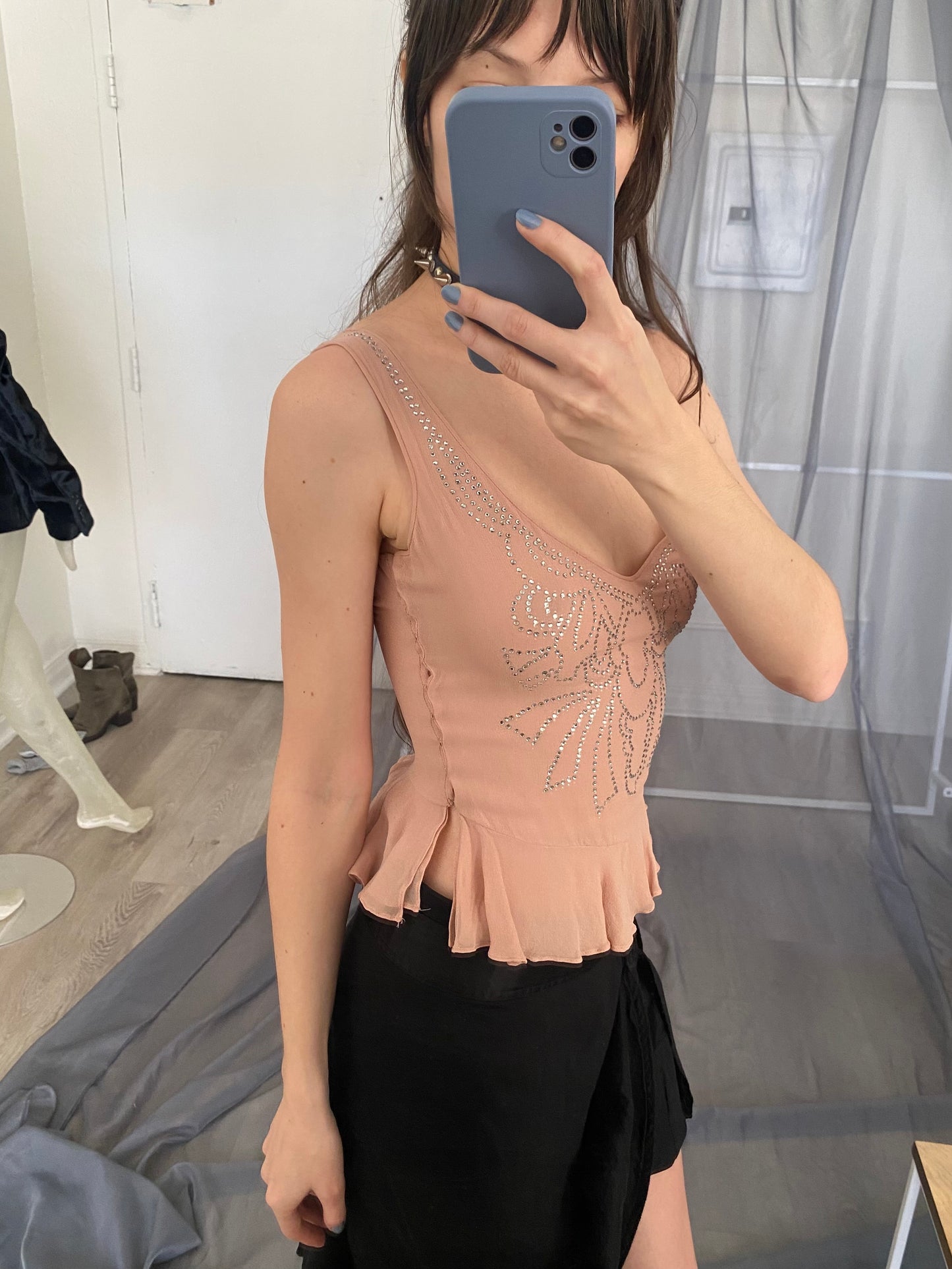jill stuart sparkle top
