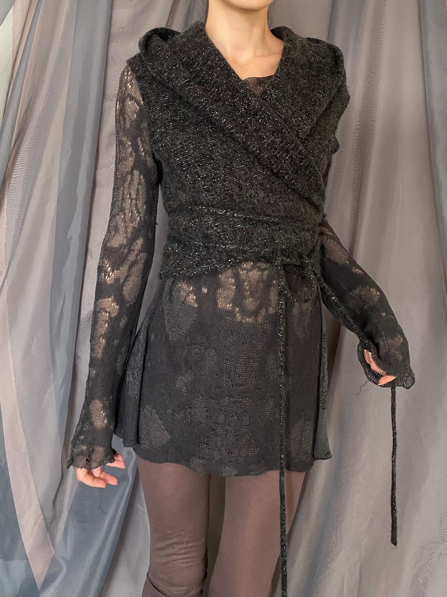 sarah pacini wrap vest