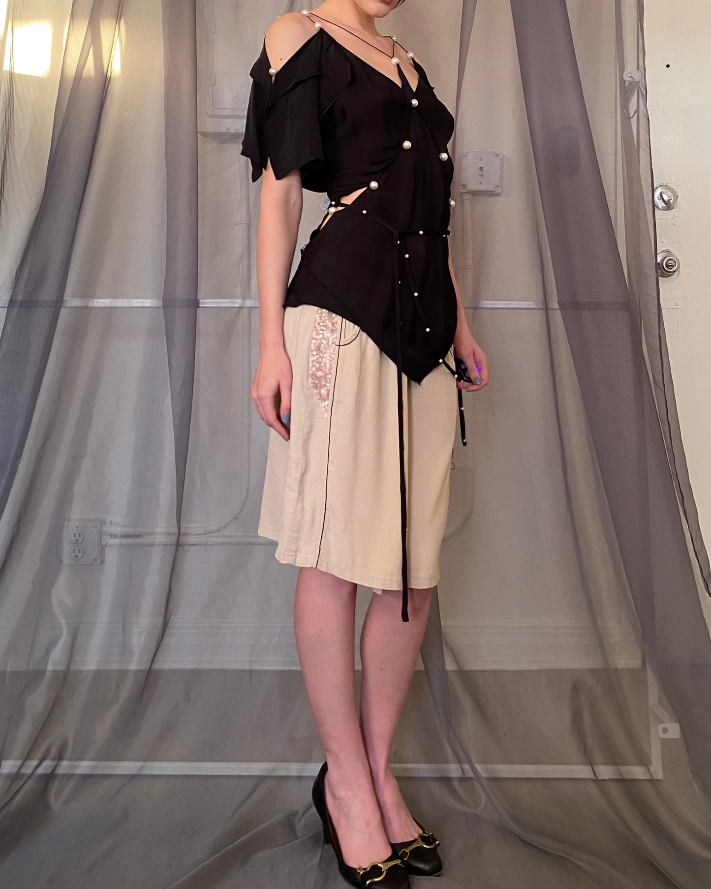 marc jacobs pearl blouse