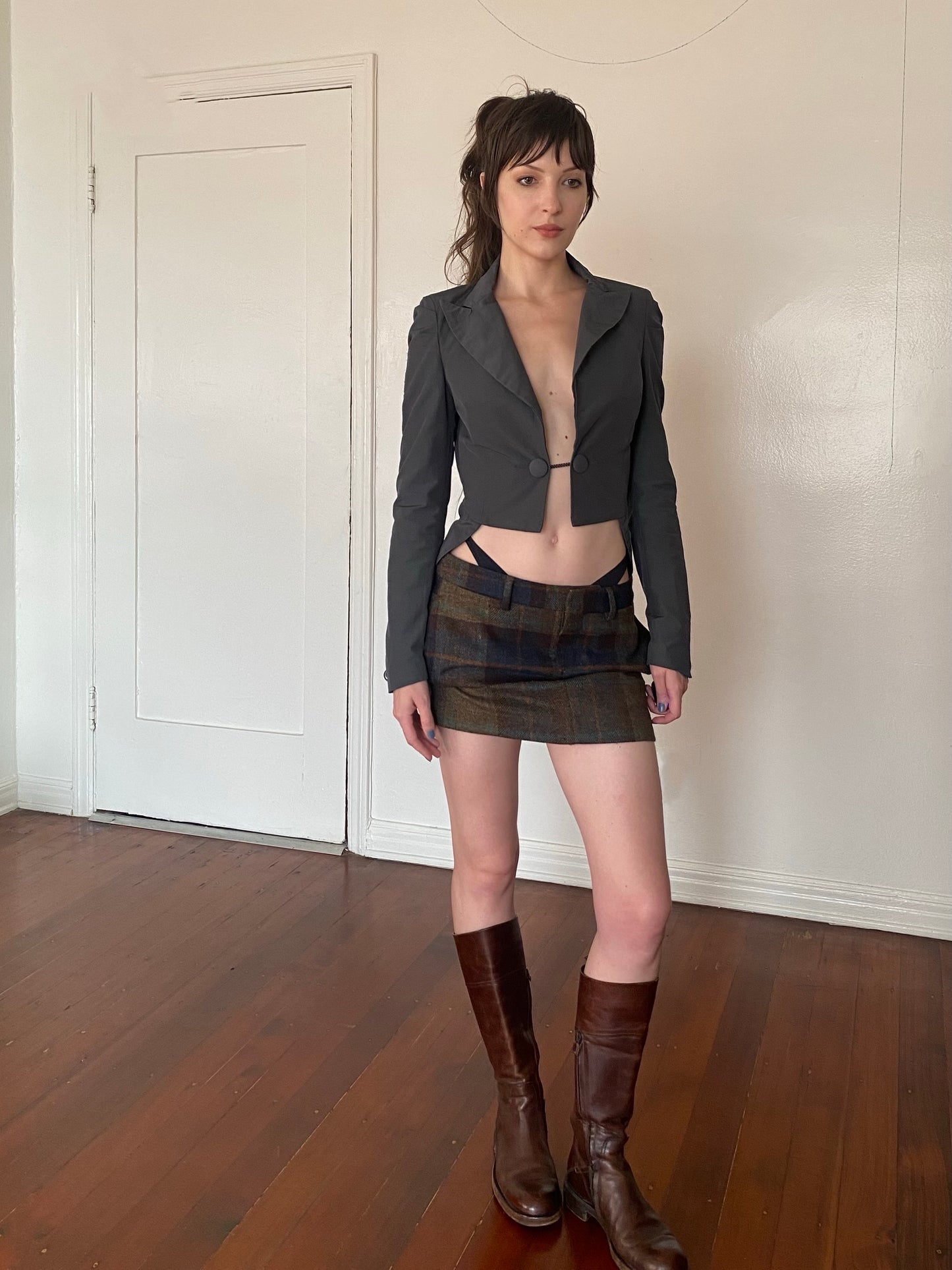 dsquared2 wool mini skirt