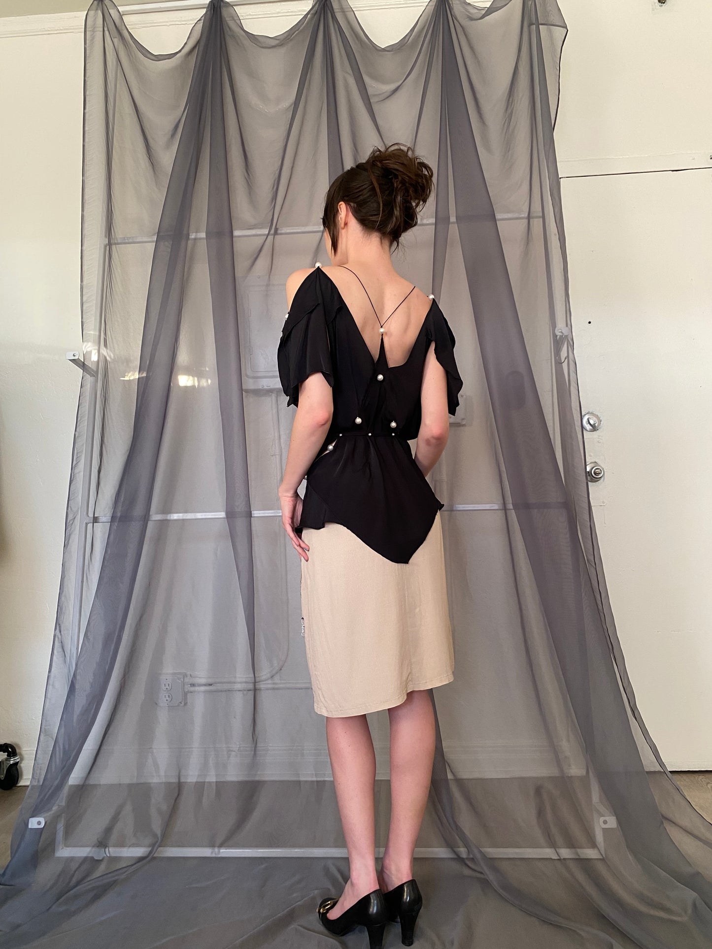 marc jacobs pearl blouse