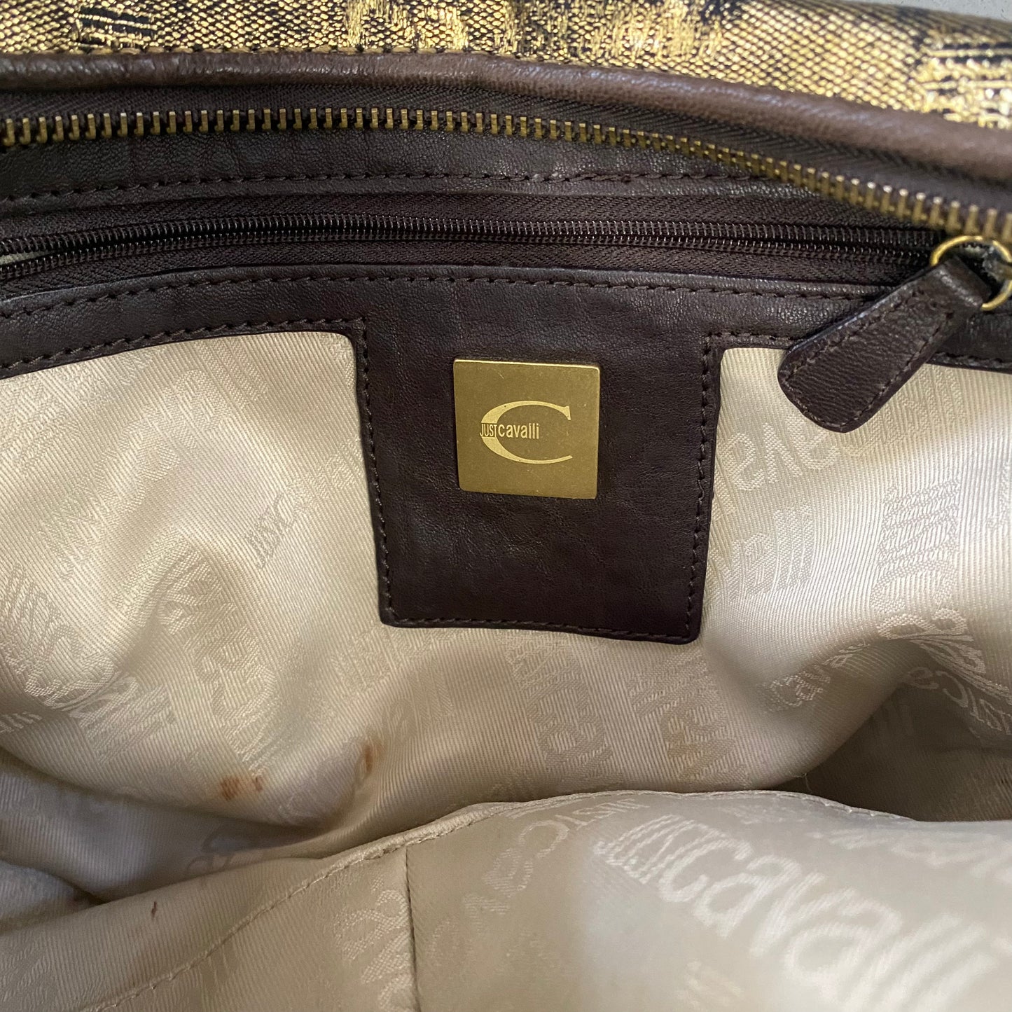 studded cavalli bag