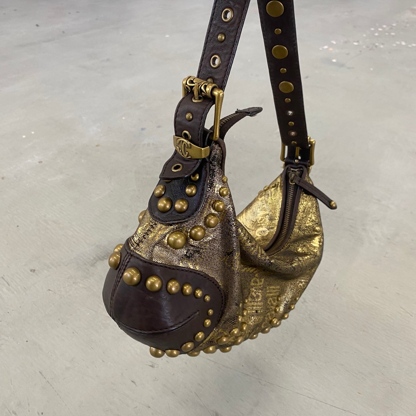 studded cavalli bag