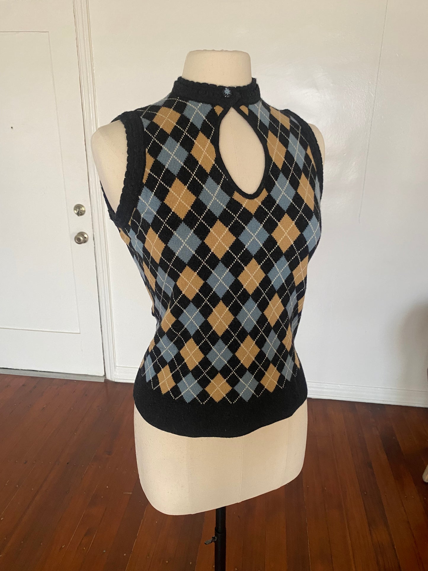 ronit zilkha argyle vest