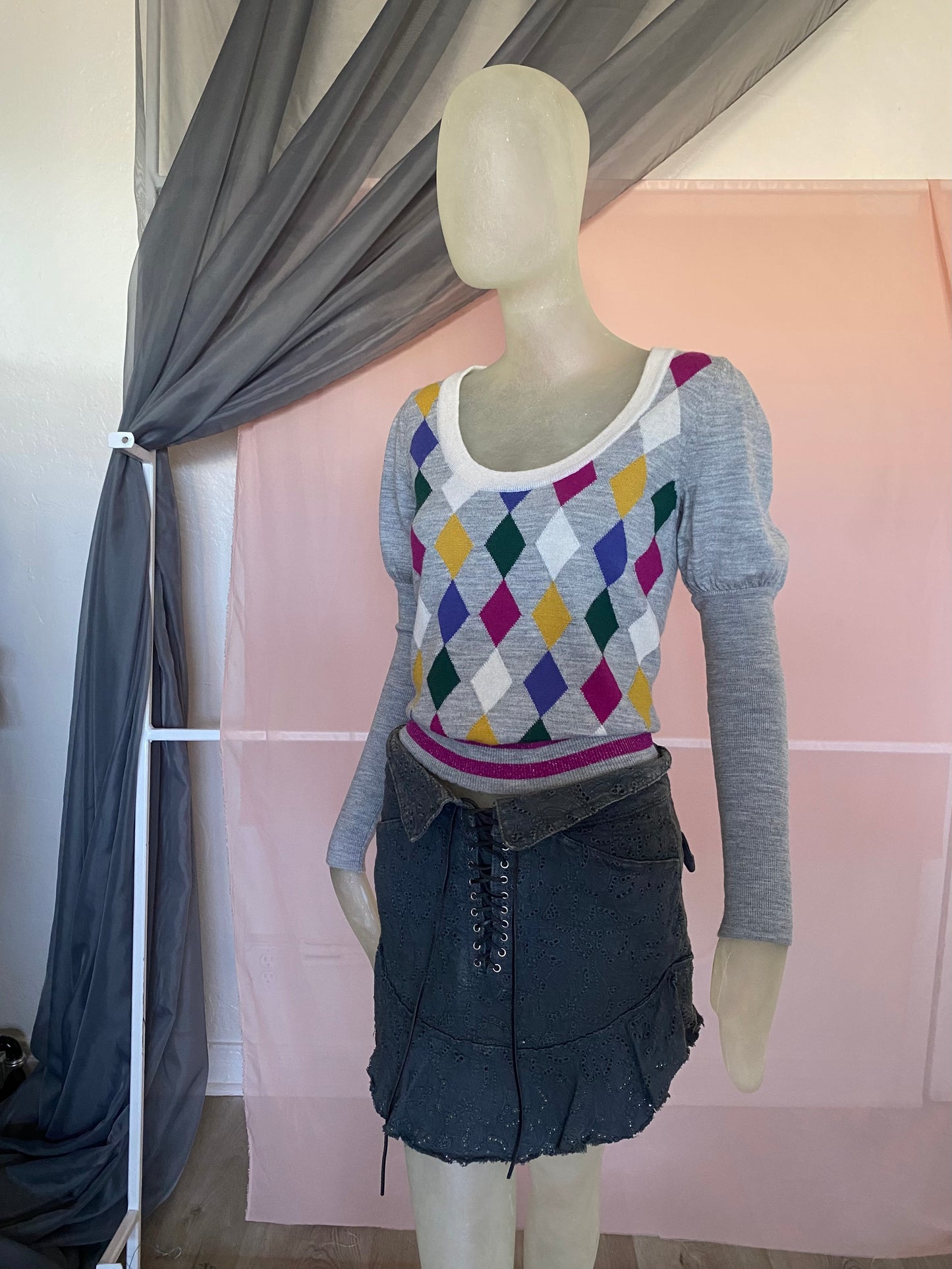 00s argyle sweater