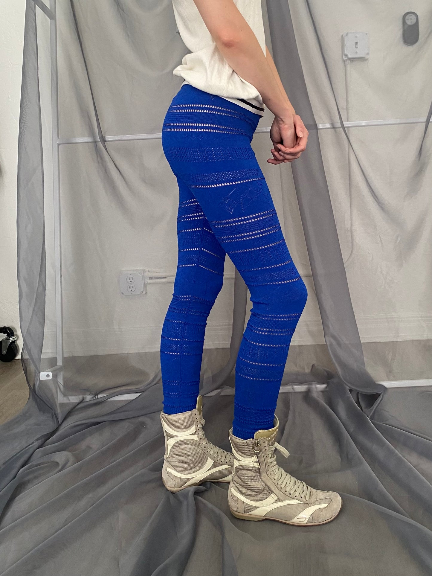 pointelle leggings