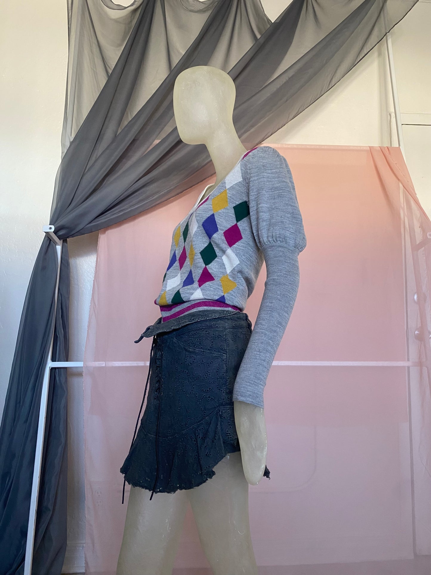 00s argyle sweater