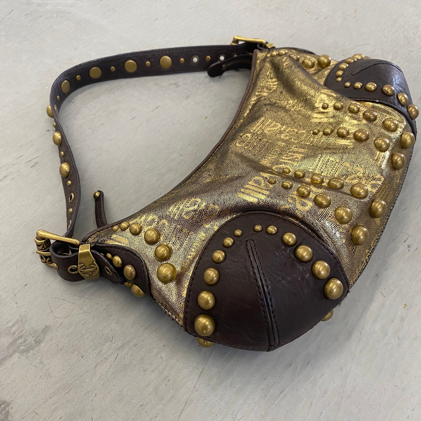 studded cavalli bag