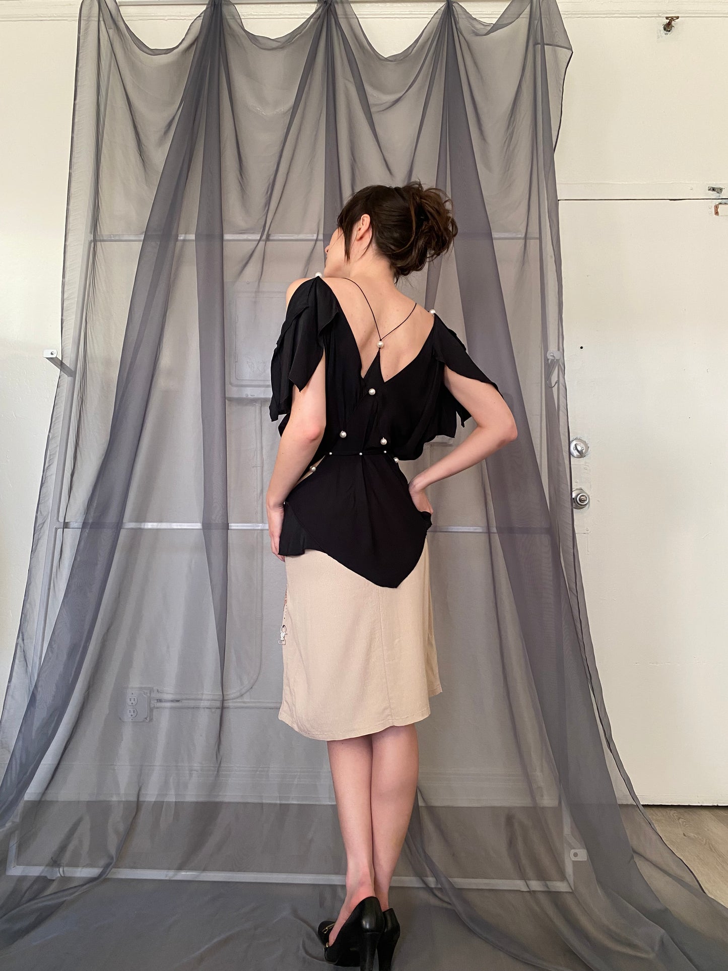 marc jacobs pearl blouse