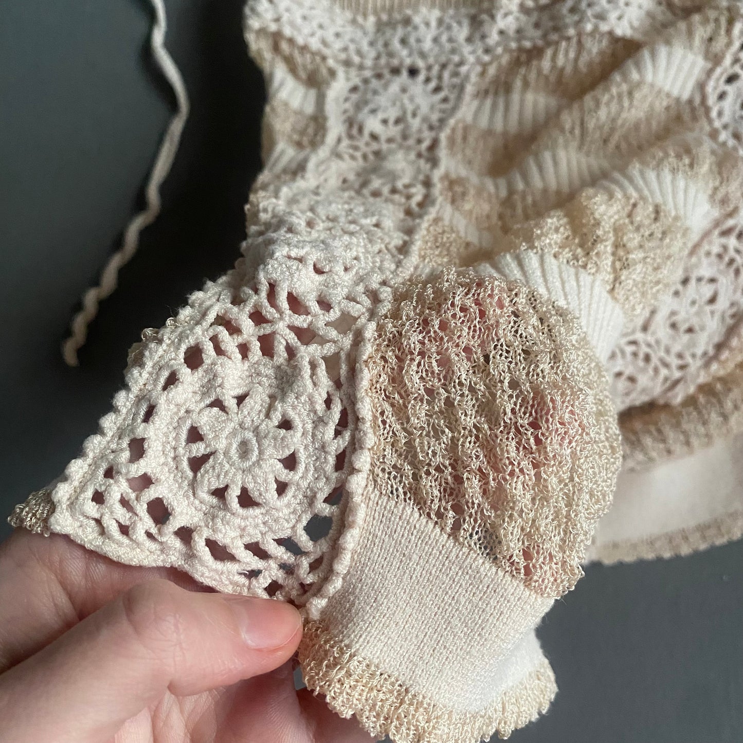 roberto cavalli crochet top