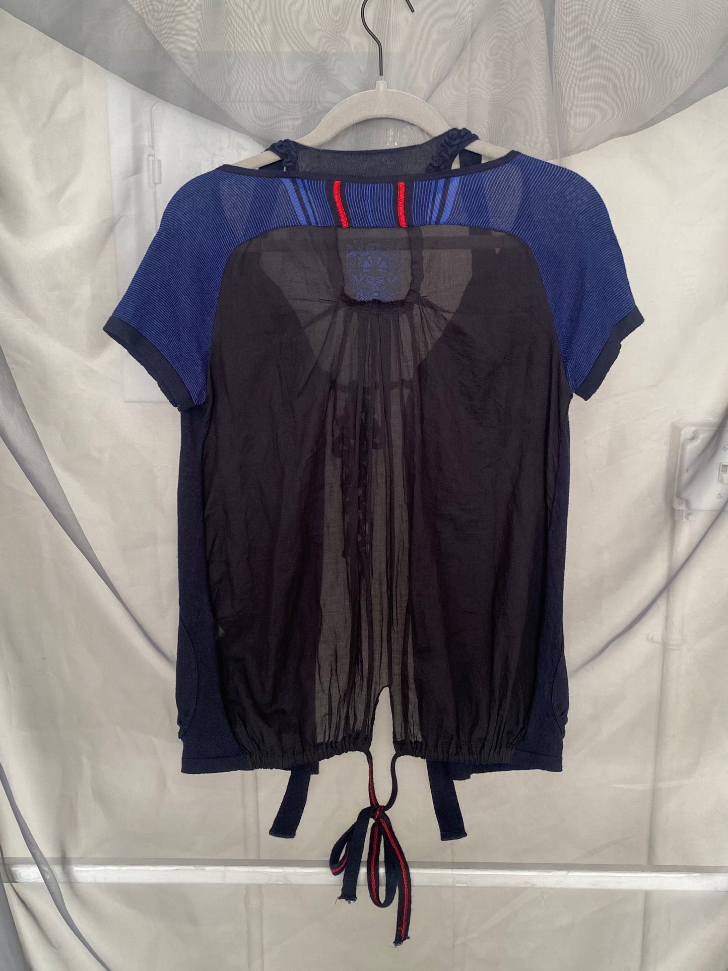m+f girbaud tie up top
