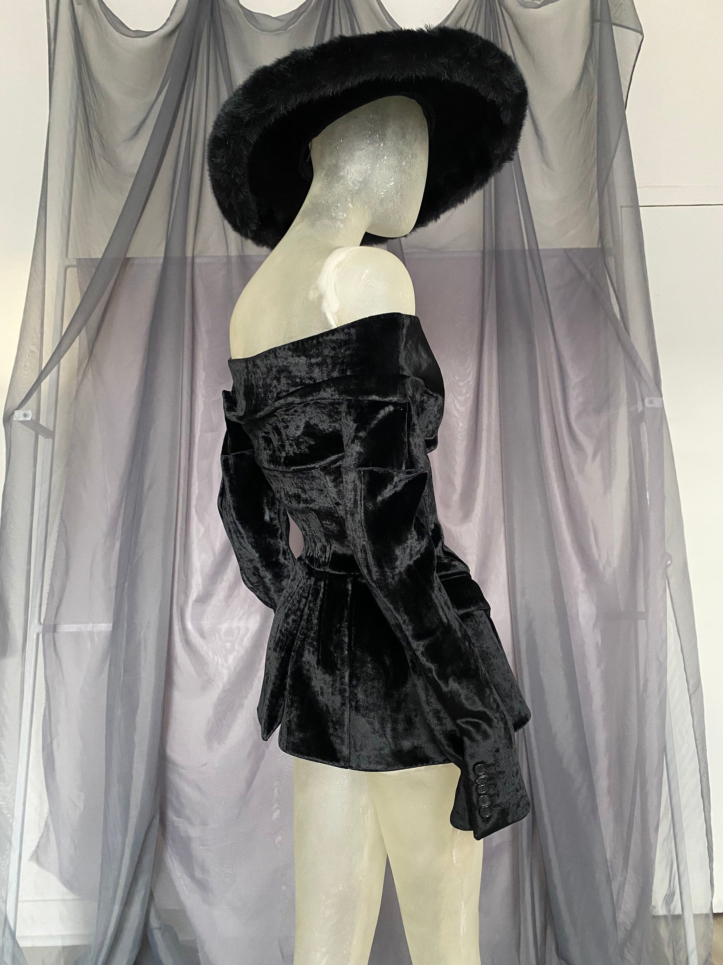 antonio berardi velvet blazer