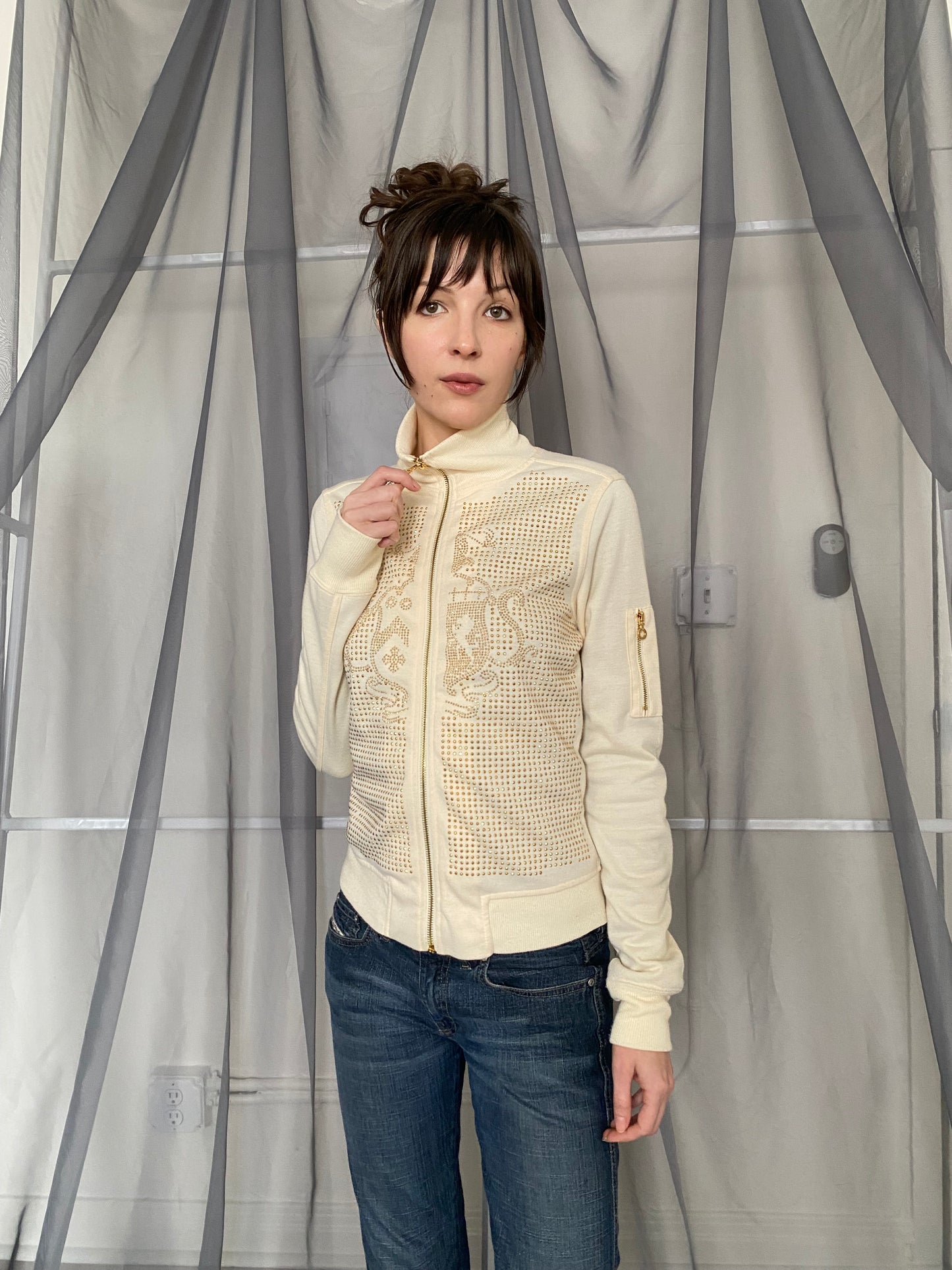 pepe london zip up