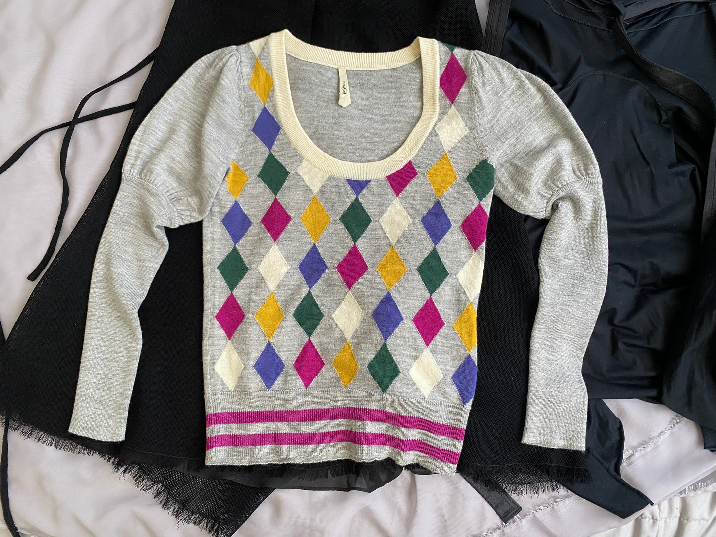 00s argyle sweater