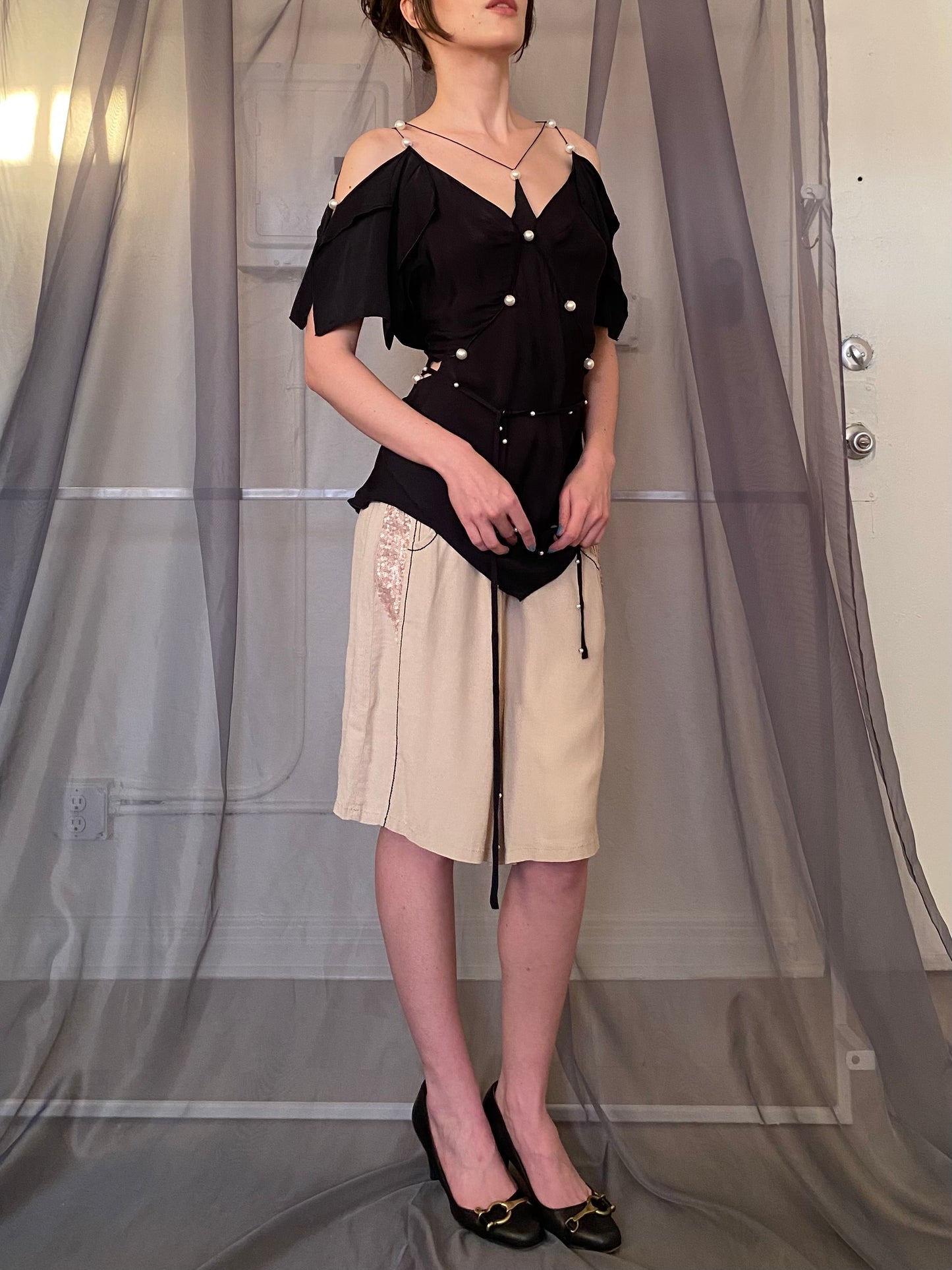 marc jacobs pearl blouse