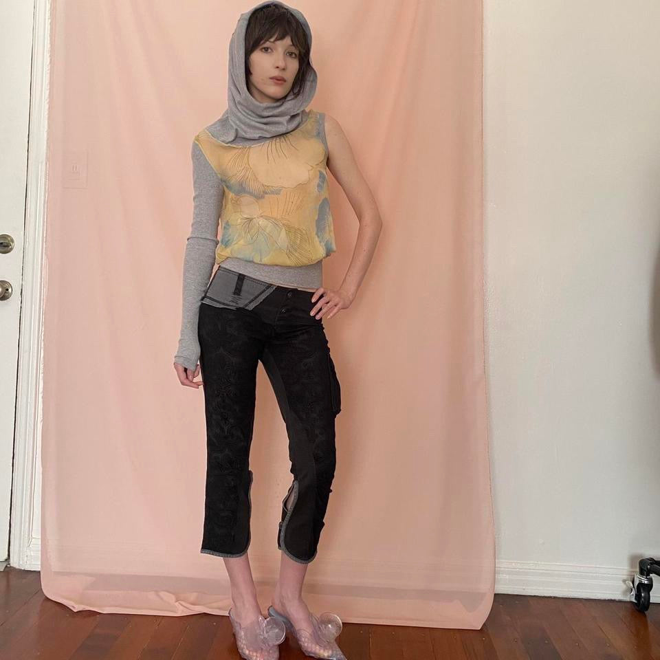 D&G cowl neck top