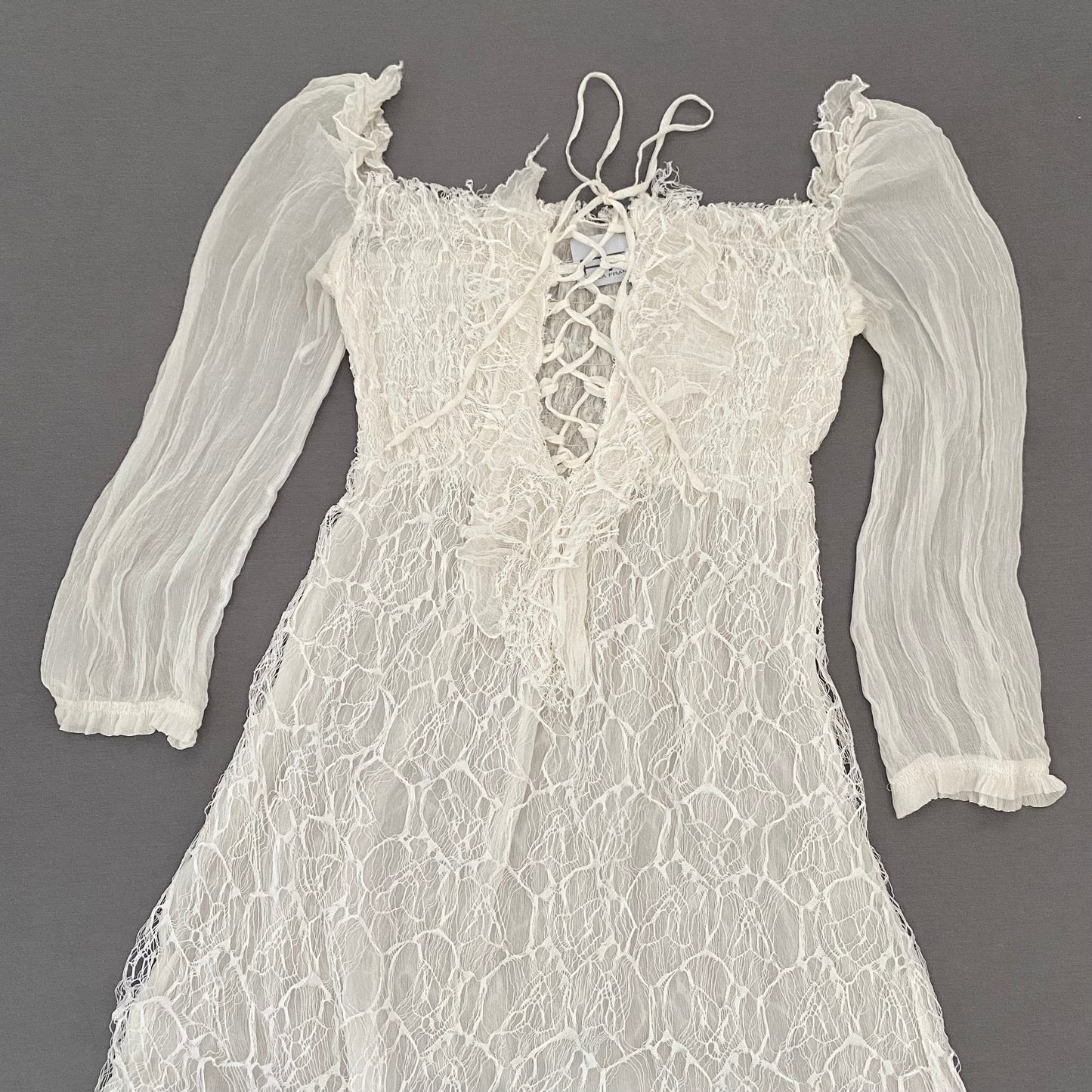 paola frani lace dress