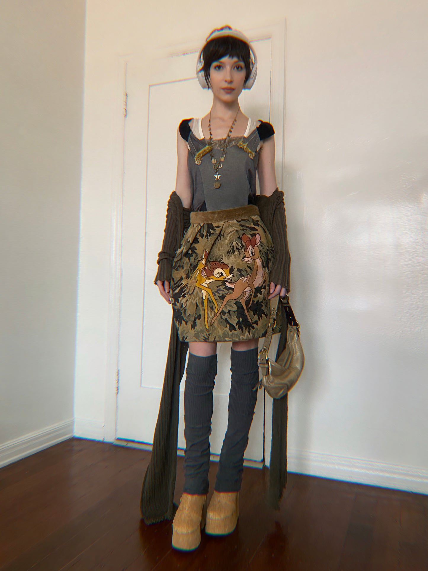 AW2010 jc de castelbajac bambi skirt