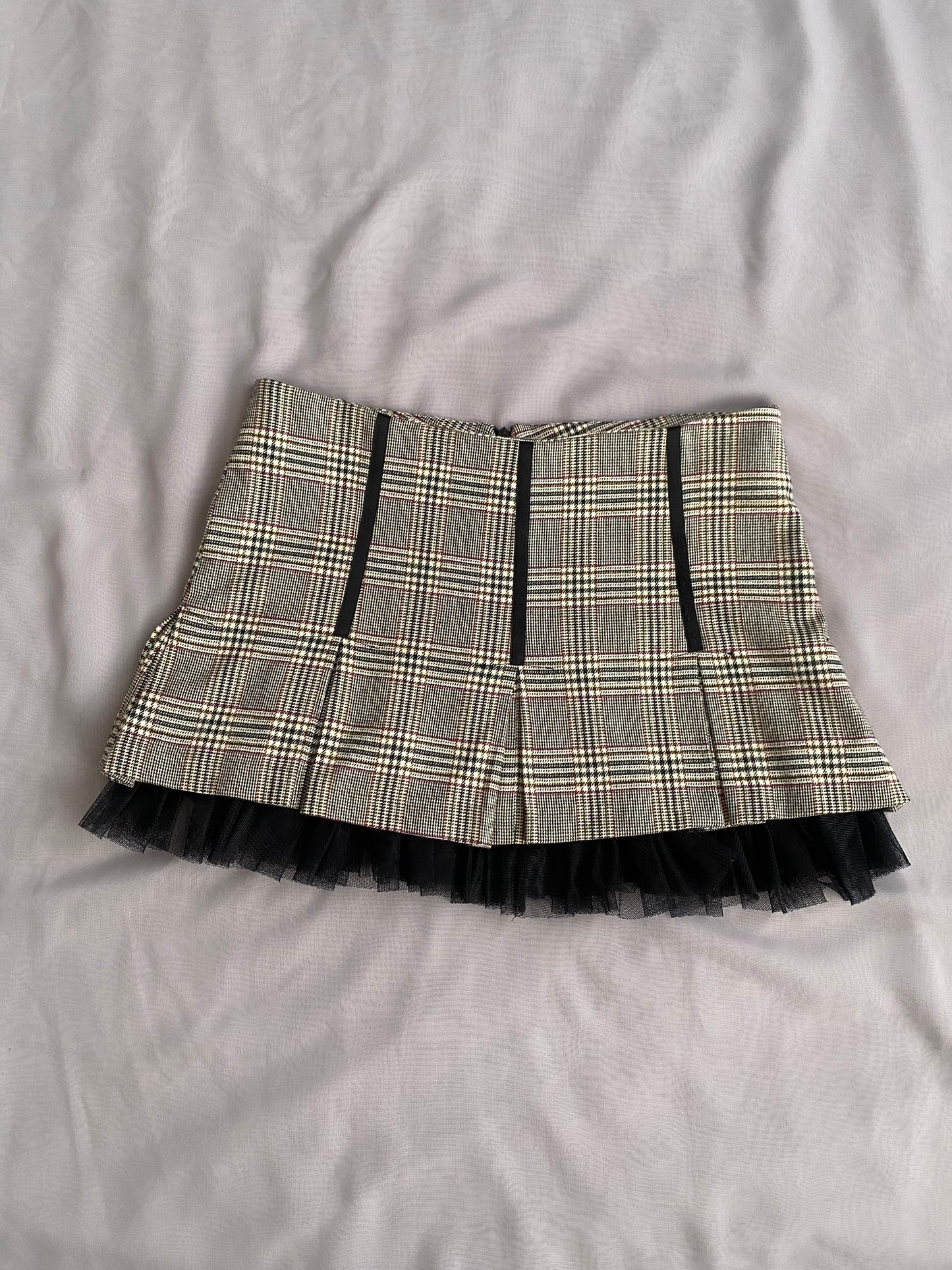 flavio castellani plaid skirt