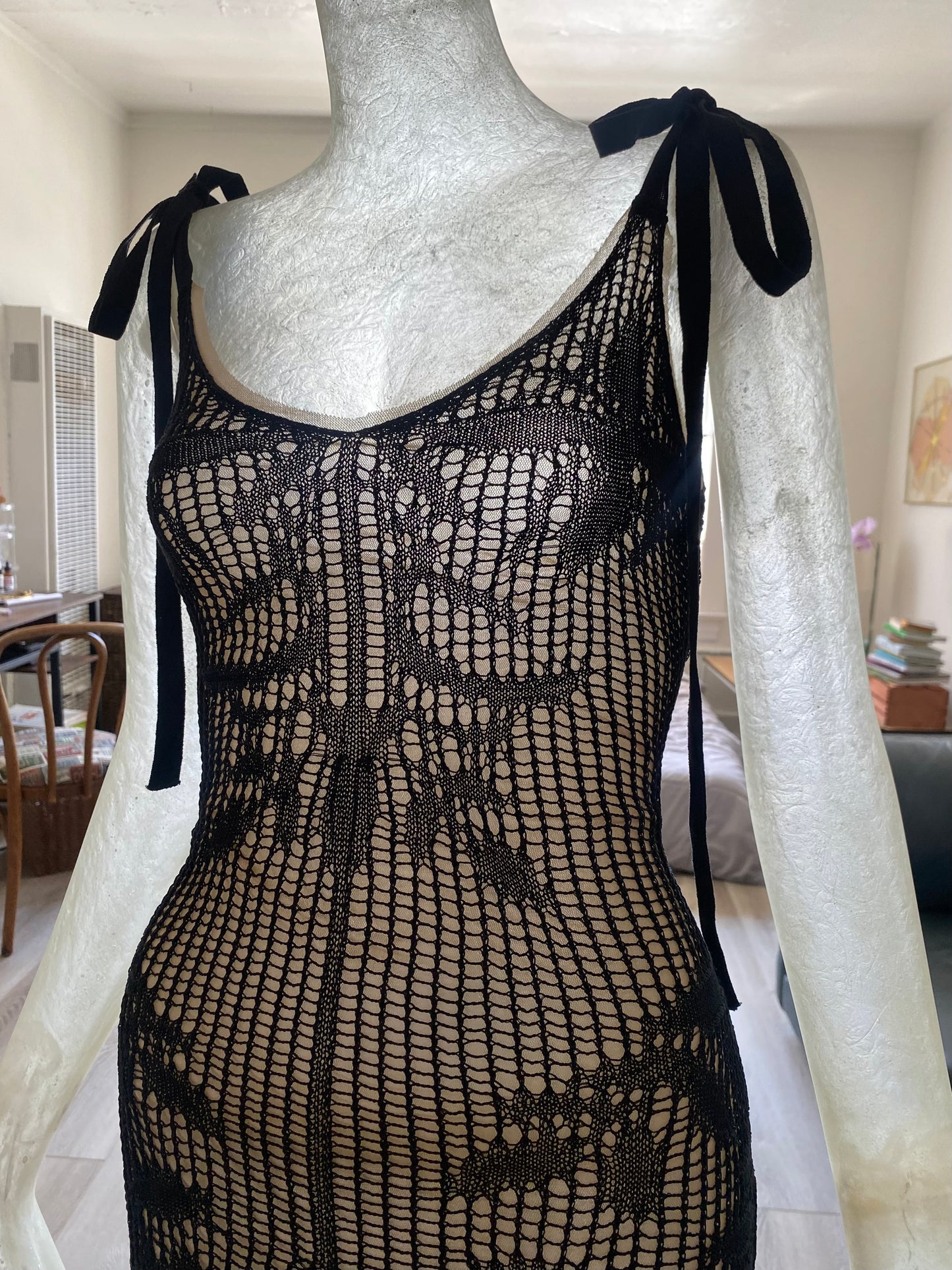 90s Fuzzi crochet dress