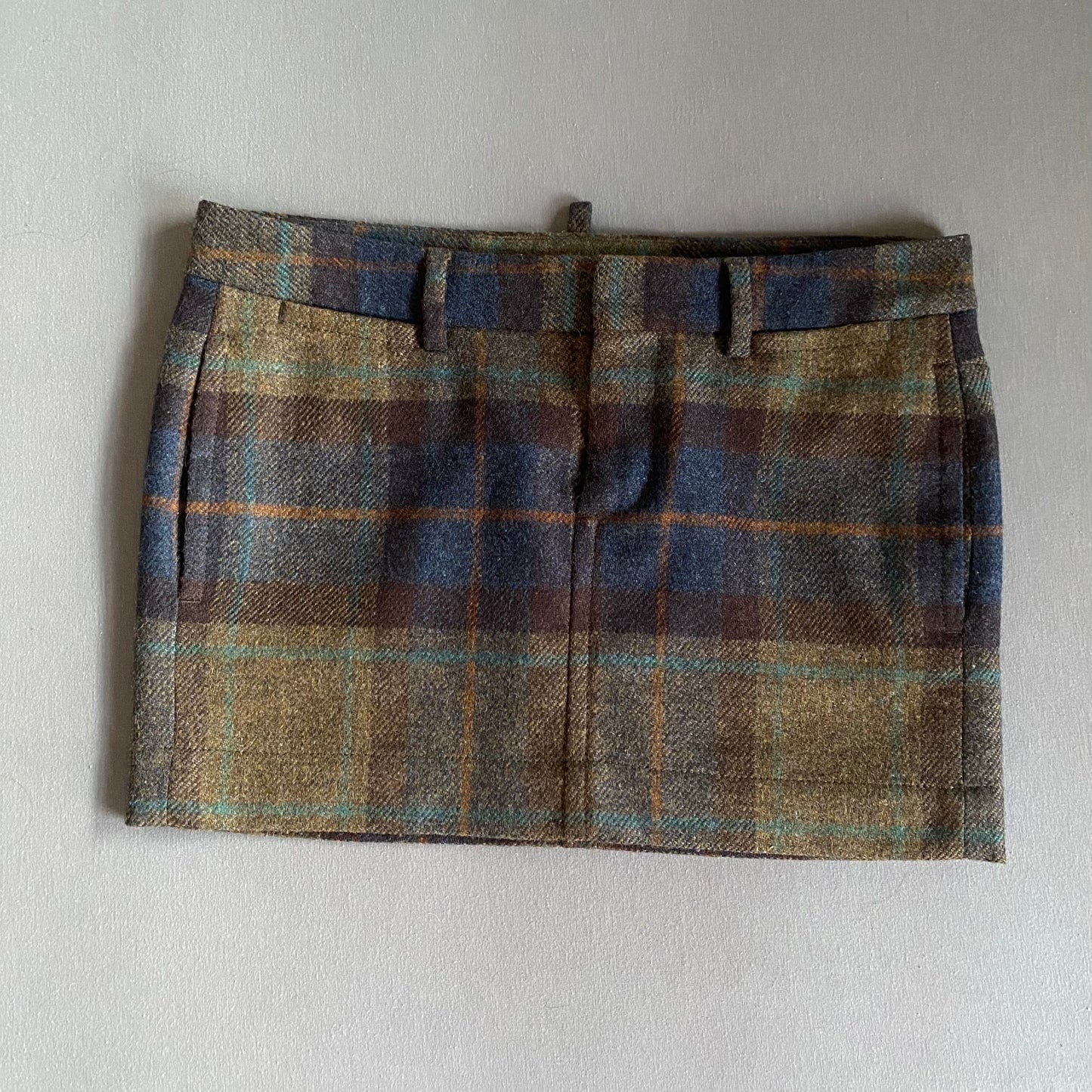 dsquared2 wool mini skirt