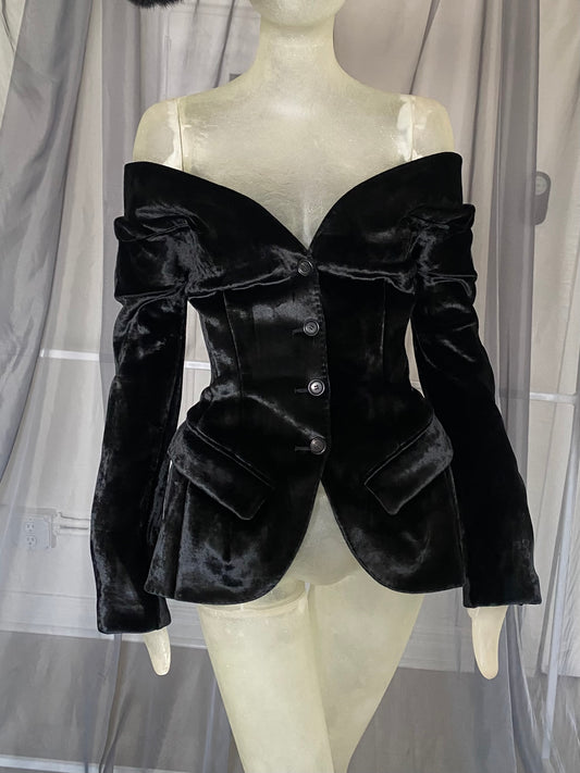 Antonio Berardi velvet blazer