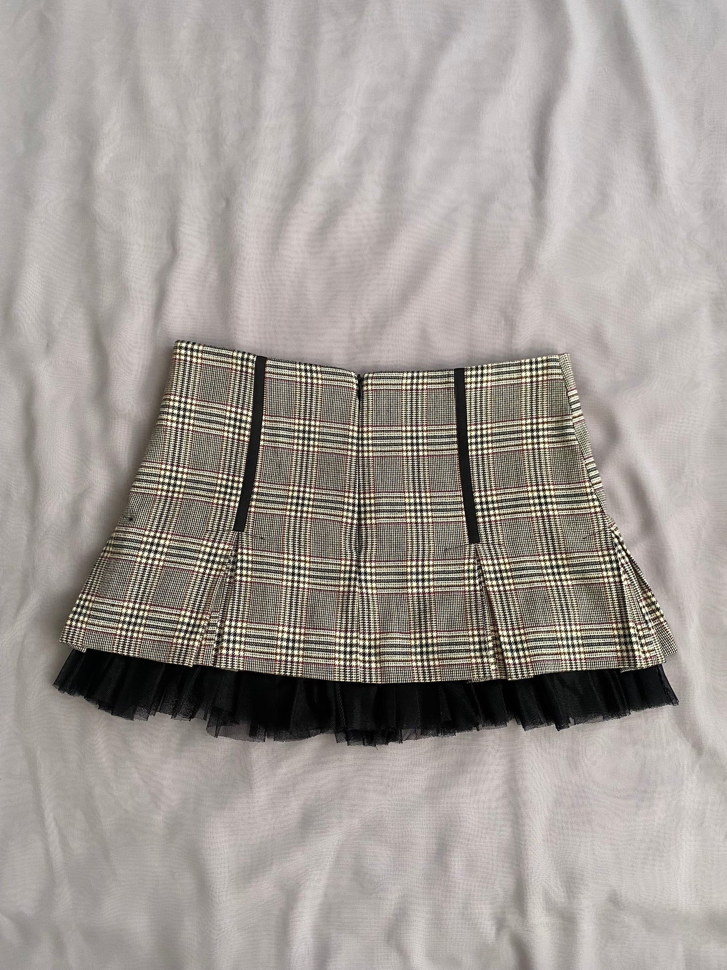 flavio castellani plaid skirt