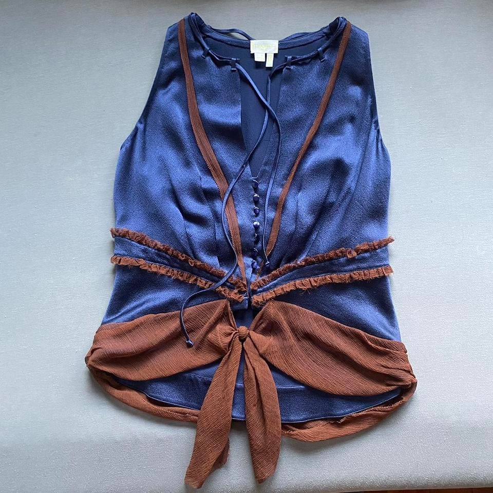 nina ricci silk blouse