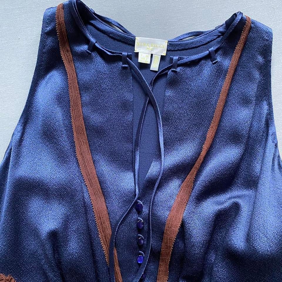 nina ricci silk blouse