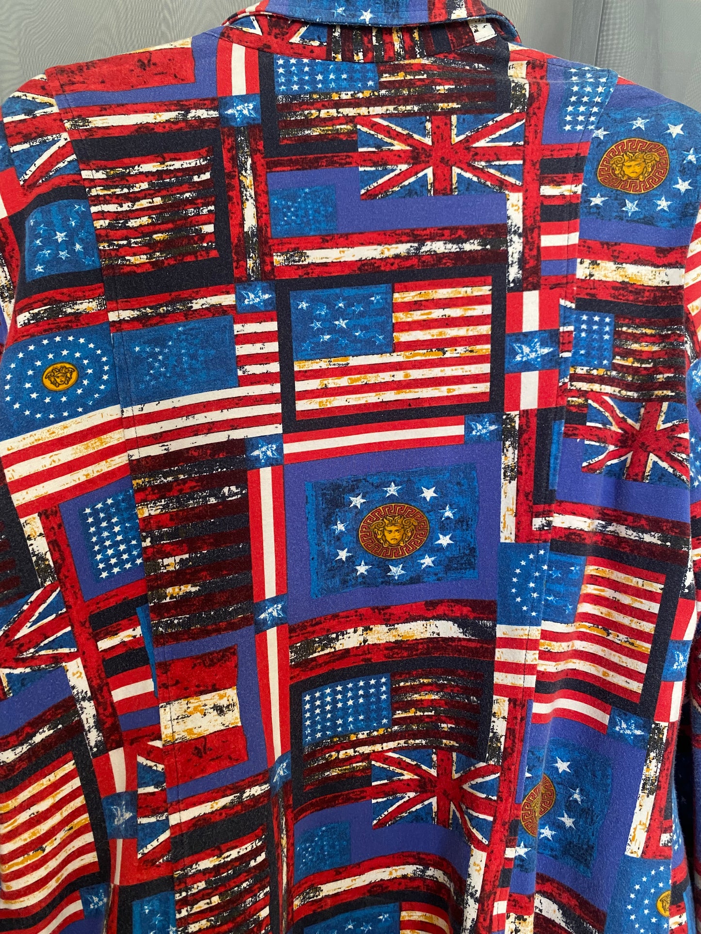 versace 🇪🇺🇺🇸🇬🇧 flags shirt