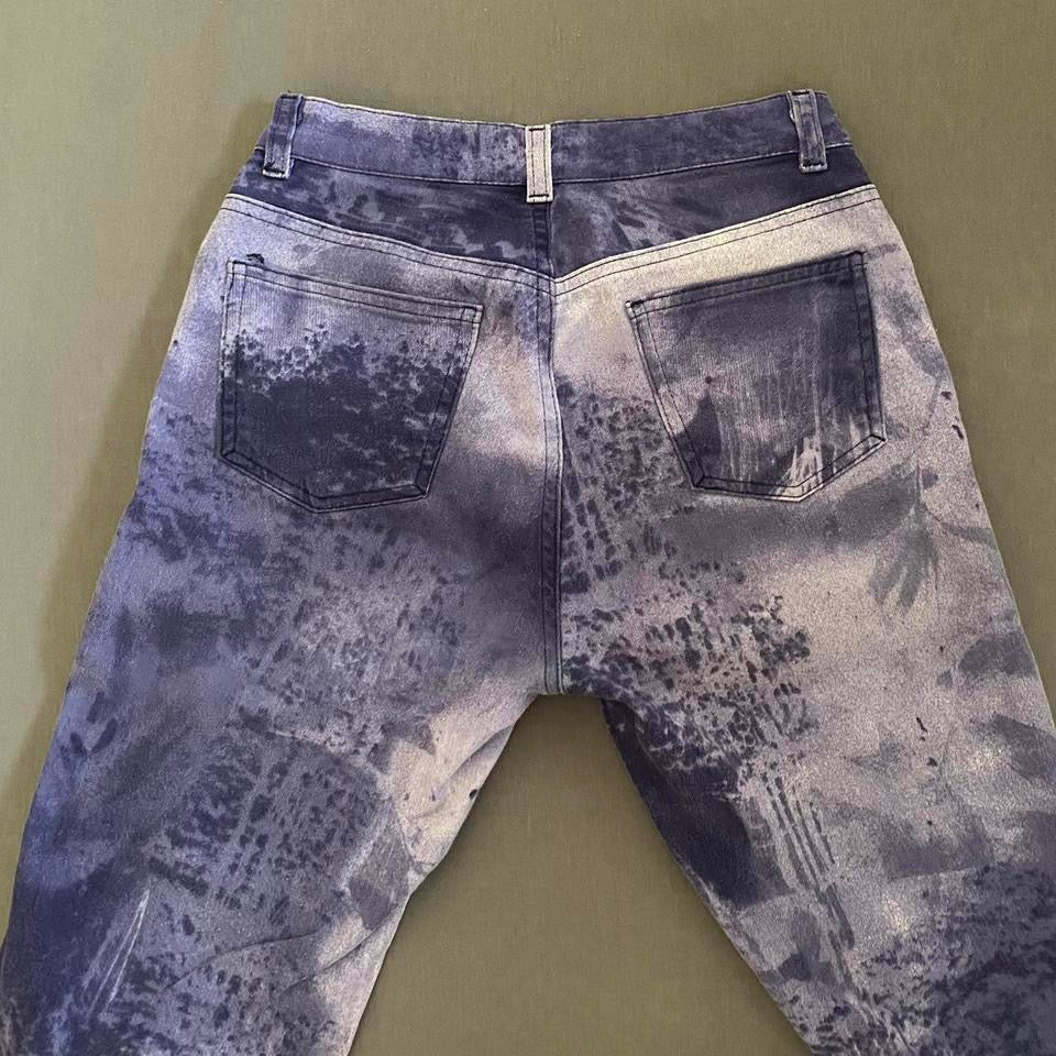 cyanotype print pants