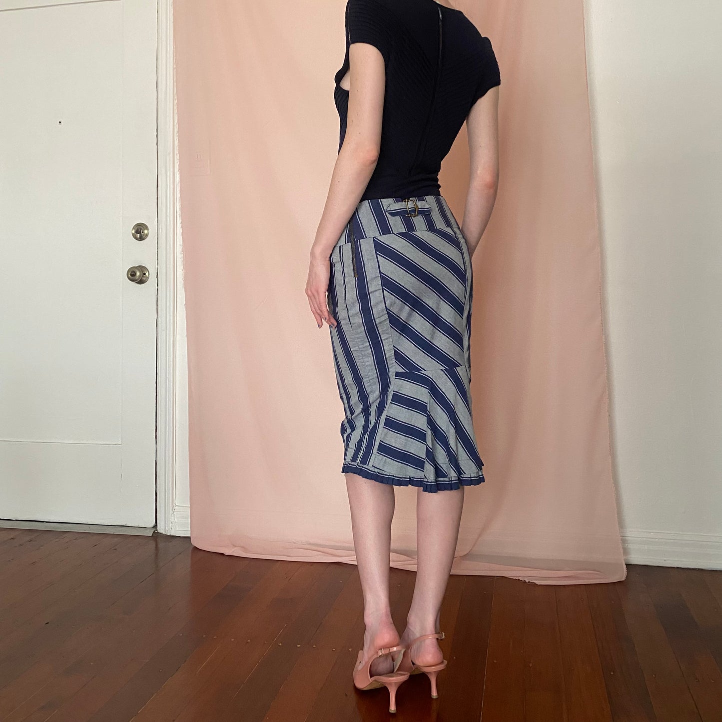 l.a.m.b midi skirt