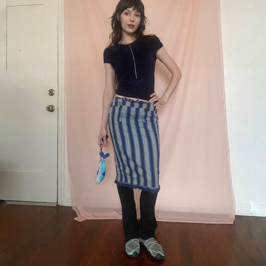 l.a.m.b midi skirt