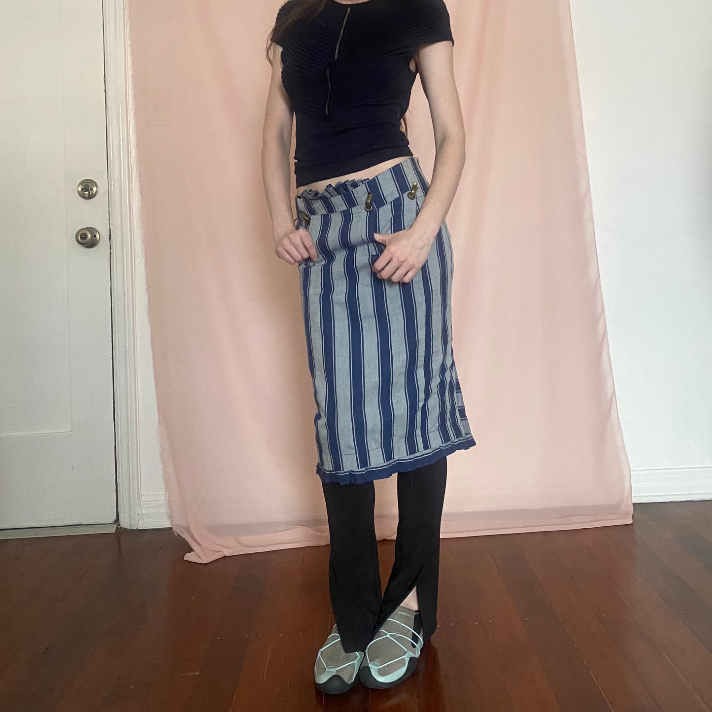 l.a.m.b midi skirt