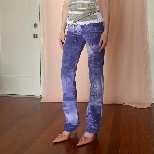 cyanotype print pants